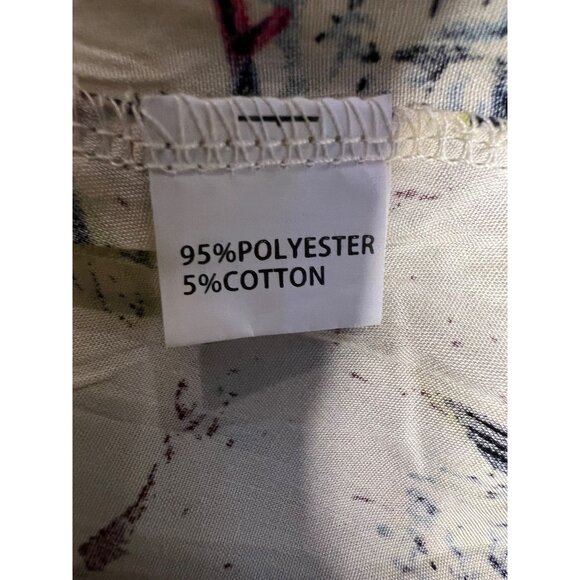 Cream Floral Green Duster Sheath Midi Dress 3XL Country Church Office - Picture 12 of 13